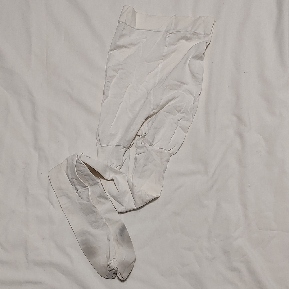 White Opaque Tights / Pantyhose